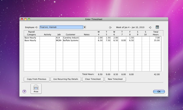 Timesheet